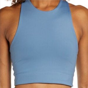 Girlfriend collective limited edition Dylan Monarch blue high neck sports bra M